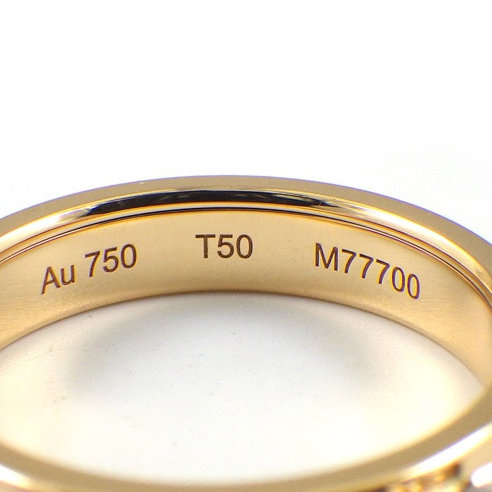ブシュロン BOUCHERON リング キャトル クラシック ソリテール JSL00323 1ポイント ダイヤモンド 0.20ct(G/VVS1/3EX) K18PG ブラウン PVD 10号 / #50 【中古】
