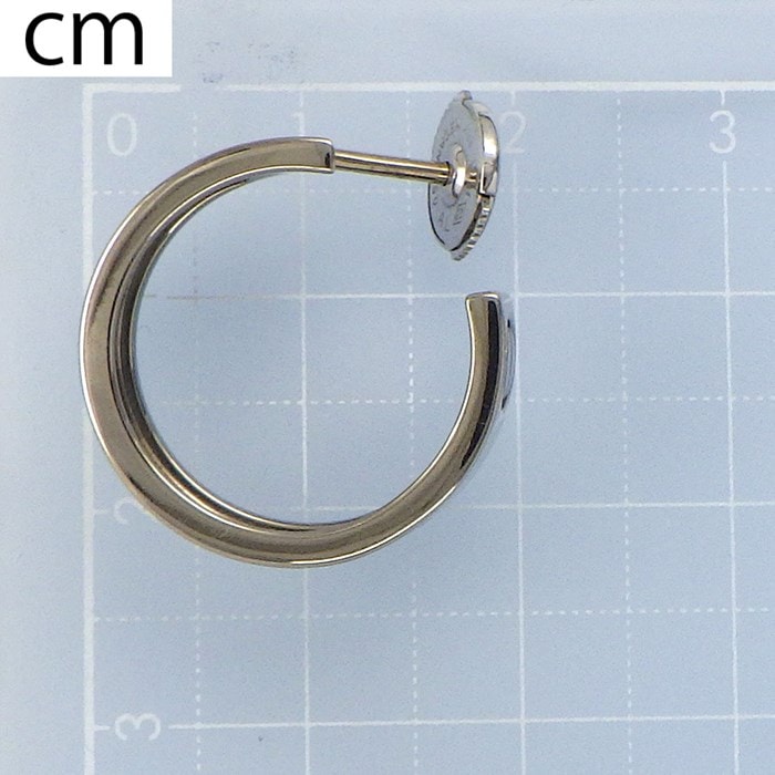 カルティエ Cartier】ピアス フープ ラブ シングル K18WG ※片方のみ