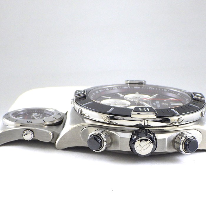 ブライトリング Breitling 腕時計 スーパー クロノマット B01 44mm AB0136251B1A2/AB0136 デュアルタイム表示 クロノグラフ デイト スモールセコンド 裏スケ 回転ベゼル 夜光インデックス/針 ブラック文字盤 SS セラミック 自動巻き 【箱・保付き】 【中古】