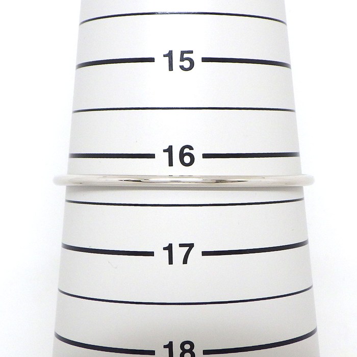 ティファニー Tiffany & Co. バングル Tワイヤー ミディアム 60010748 ダイヤモンド 計0.24ct K18WG 【中古】
