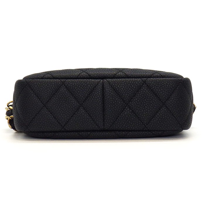 シャネル CHANEL ショルダーバッグ マトラッセ カメラバッグ A57719 2018年製 キャビアスキン (グレインドカーフスキン) 【中古】
