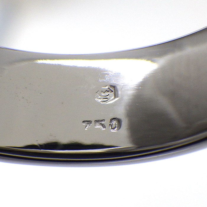 カレライカレラ Carrera y Carrera リング 葉 リーフ モチーフ K18WG 15号 【中古】