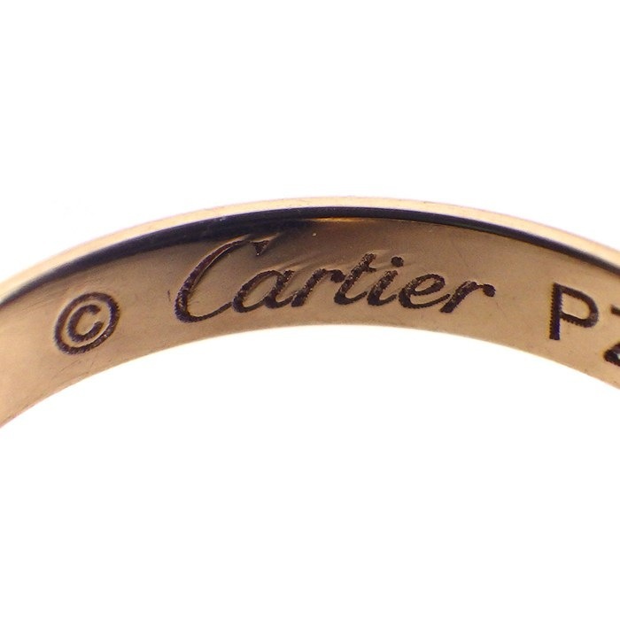 カルティエ Cartier ブレスレット トリニティ B6016700 オンライン限定 スリーカラー K18PG K18WG K18YG ブラック コットンコード 【中古】