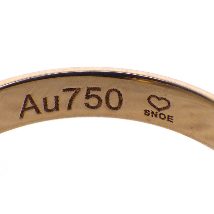 カルティエ Cartier ブレスレット トリニティ B6016700 オンライン限定 スリーカラー K18PG K18WG K18YG ブラック コットンコード 【中古】