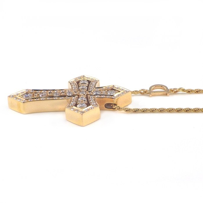 ダミアーニ DAMIANI ネックレス ベルエポック クラウン M ダイヤモンド K18PG 【箱・保付き】 【中古】