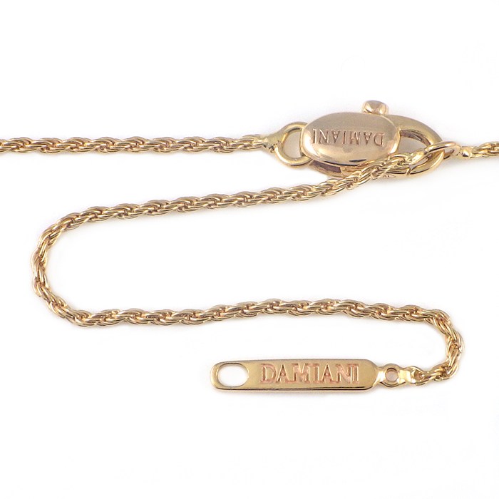 ダミアーニ DAMIANI ネックレス ベルエポック クラウン M ダイヤモンド K18PG 【箱・保付き】 【中古】