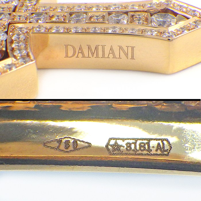 ダミアーニ DAMIANI ネックレス ベルエポック クラウン M ダイヤモンド K18PG 【箱・保付き】 【中古】