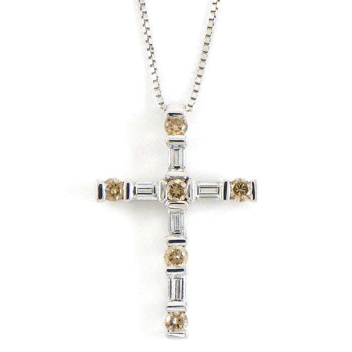 DAMIANI ダミアーニ 750 ダイヤモンド ルミエール クロス ネックレス DAMIANI ダミアーニ 750 ダイヤモンド ルミエール クロス ネックレス