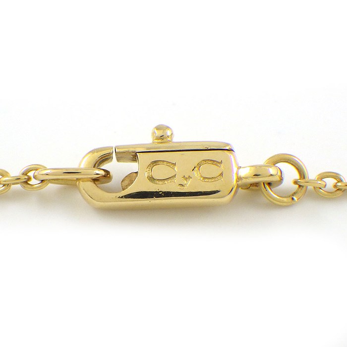 カレライカレラ Carrera y Carrera ネックレス サイレンス 女神モチーフ ルビー K18YG 【中古】