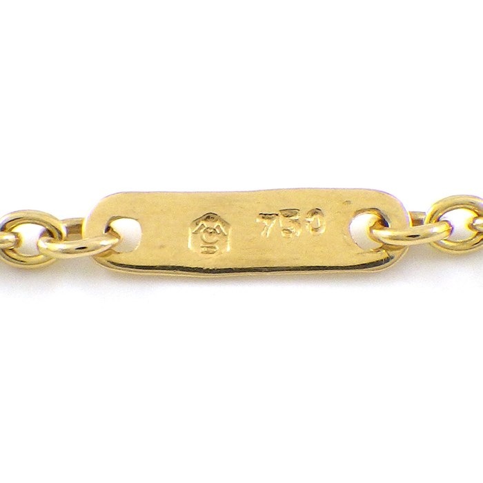 カレライカレラ Carrera y Carrera ネックレス サイレンス 女神モチーフ ルビー K18YG 【中古】