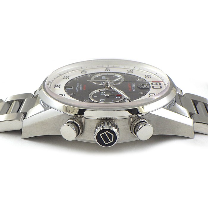 タグ・ホイヤー TAG Heuer 腕時計 カレラ キャリバー36 クロノグラフ フライバック CAR2B11.BA0799 サンレイ グレー文字盤 カレンダー スモールセコンド SS 自動巻き 【箱・保付き】 【中古】