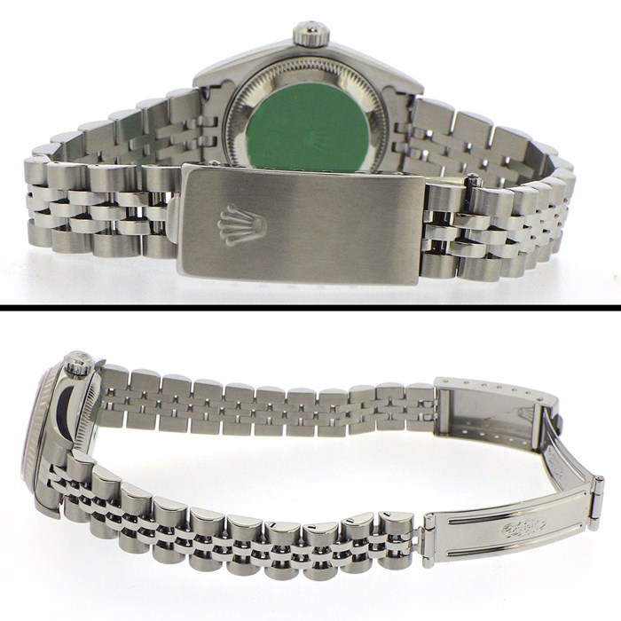 ロレックス Rolex 腕時計 デイトジャスト 26mm 79174NRD P番 2000年製 フルーテッドベゼル ピンクシェル ローマン文字盤 ジュビリーブレス SS K18WG 自動巻き 【中古】