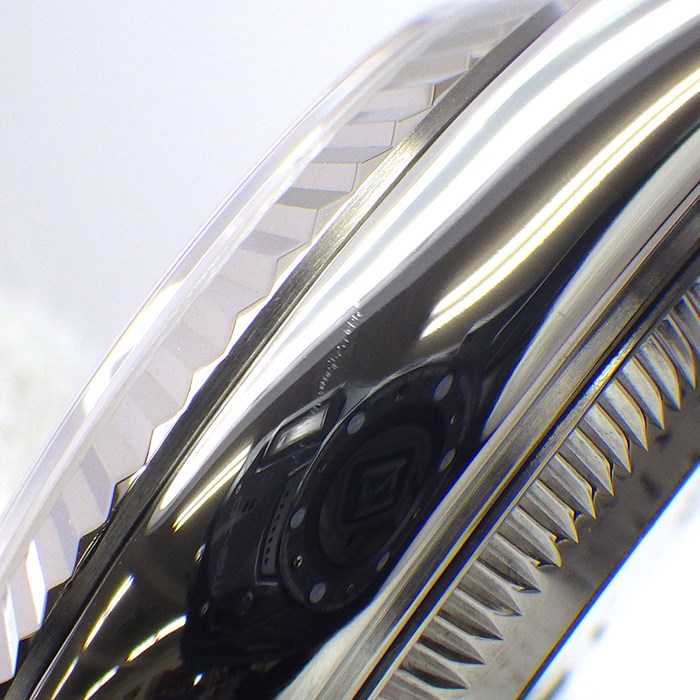 ロレックス Rolex 腕時計 デイトジャスト 26mm 79174NRD P番 2000年製 フルーテッドベゼル ピンクシェル ローマン文字盤 ジュビリーブレス SS K18WG 自動巻き 【中古】