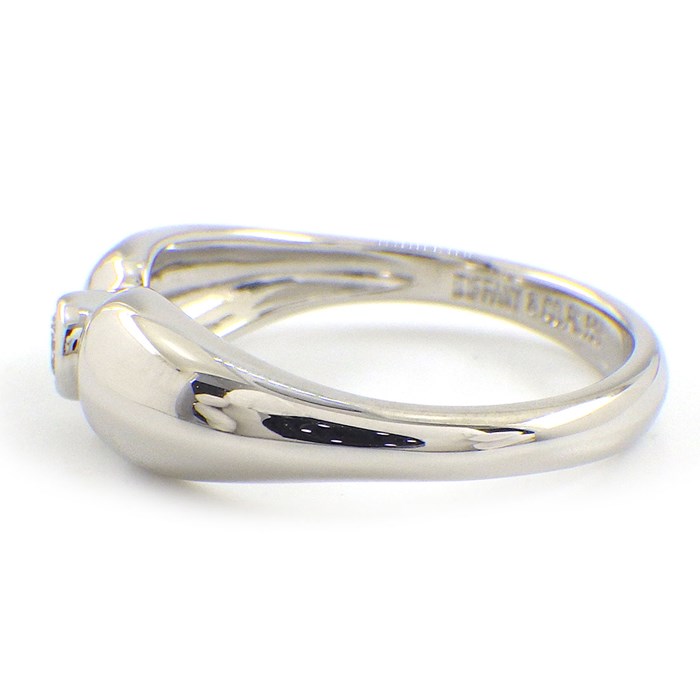 ティファニー Tiffany & Co. リング ダブル ティア ドロップ 1ポイント ダイヤモンド PT950 8.5号 【中古】