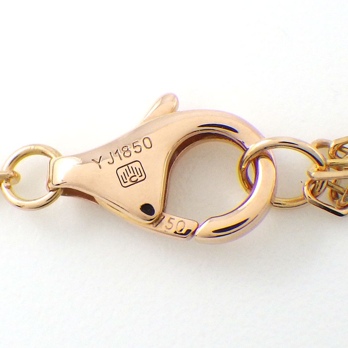 カルティエ Cartier ネックレス トリニティ スリーカラー 1ポイント ダイヤモンド K18PG K18WG K18YG 【中古】