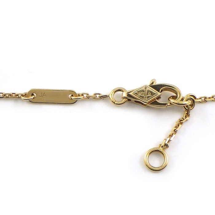ヴァンクリーフ&アーペル Van Cleef & Arpels ブレスレット スウィートアルハンブラ VCARF68800 ホワイト シェル K18YG 【中古】