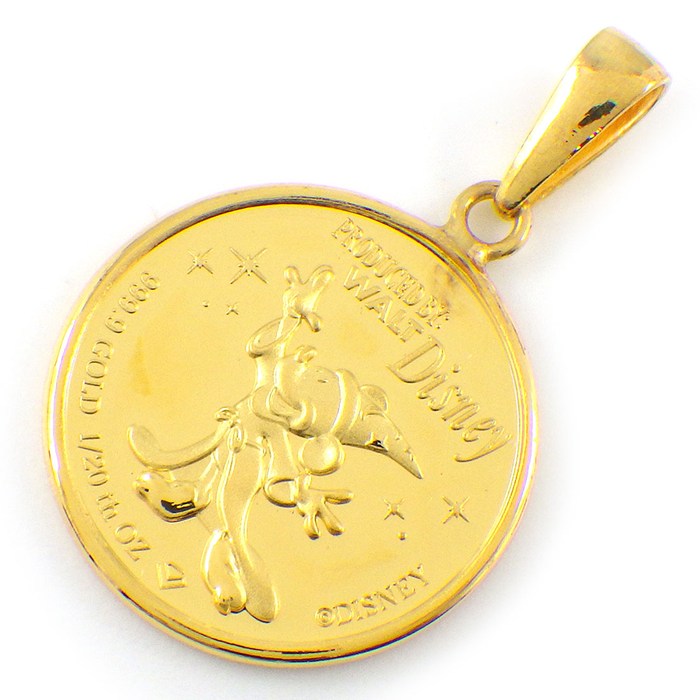 ディズニー Disney ペンダントトップ ミッキーマウス ファンタジア 85th 1/20oz 2025年 500枚 限定モデル メダル Au999