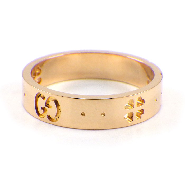 GUCCI アイコン　アモールリング　ダイアモンド GUCCI グッチ リング アイコンアモール ＃9号 K18ホワイトゴールド