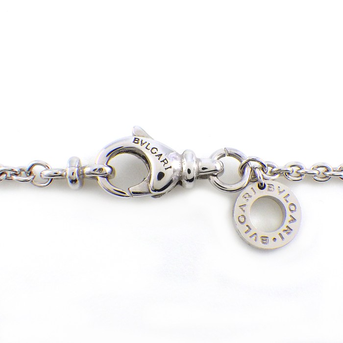 ブルガリ BVLGARI ネックレス B-zero1 ビーゼロワン スパイラル ロゴ K18WG 【中古】