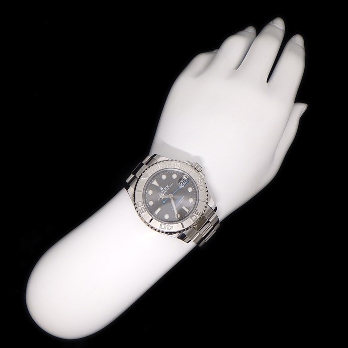 ロレックス Rolex 腕時計 ヨットマスター37 268622 デイト ルーレット