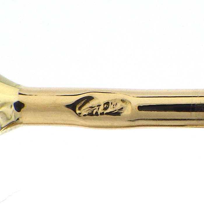 カルティエ Cartier ピアス トリニティ フープ スリーカラー K18PG K18WG K18YG 【中古】