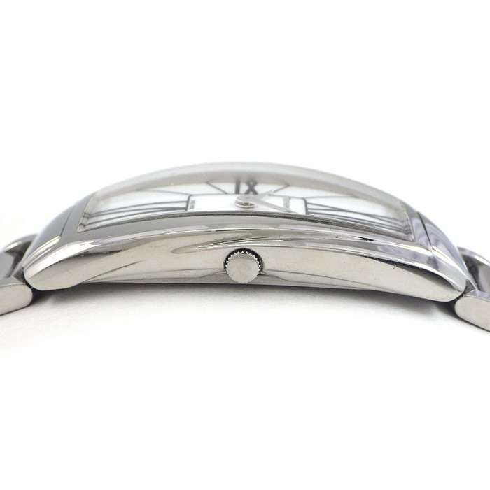 ティファニー Tiffany & Co. 腕時計 ジェメア Z6401.10.10A20A00A トノー ホワイト文字盤 ローマンインデックス SS クオーツアナログ 【中古】