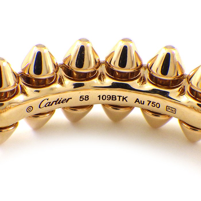 カルティエ Cartier リング クラッシュ SM B4229858 K18PG 17号 / #58 【箱・保付き】 【中古】