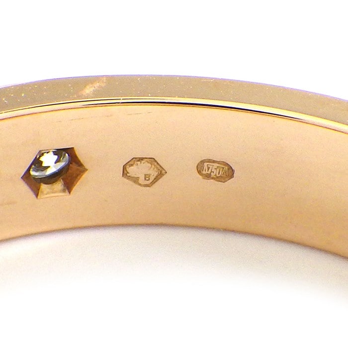 カルティエ Cartier リング ラブ スモールモデル SM B4050760 1ポイント ダイヤモンド 0.02ct K18PG 19号 / #60 【中古】