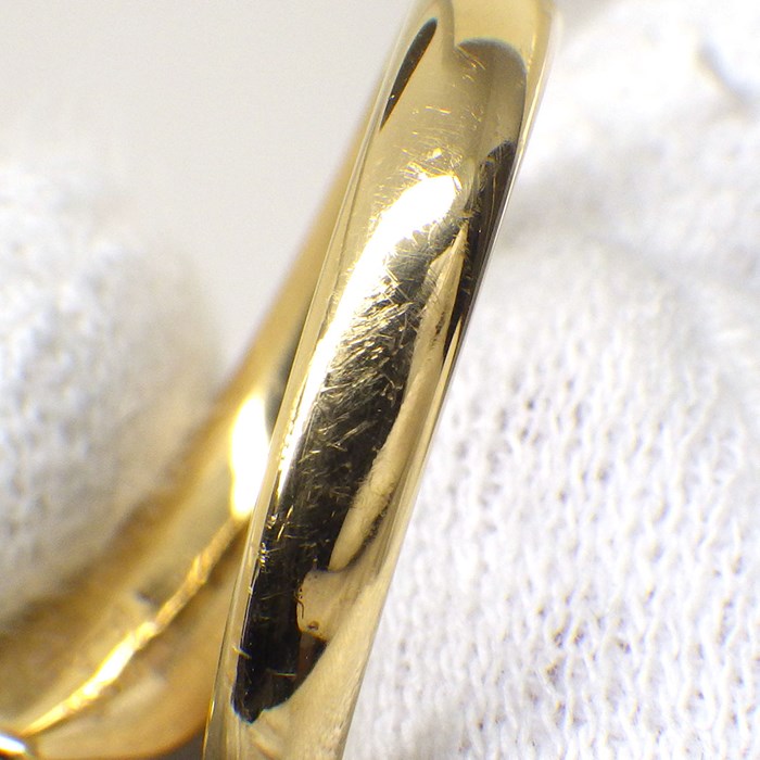 ティファニー Tiffany & Co. リング スネーク 60088564 3ポイント ダイヤモンド 計0.04ct K18YG 10号 【中古】