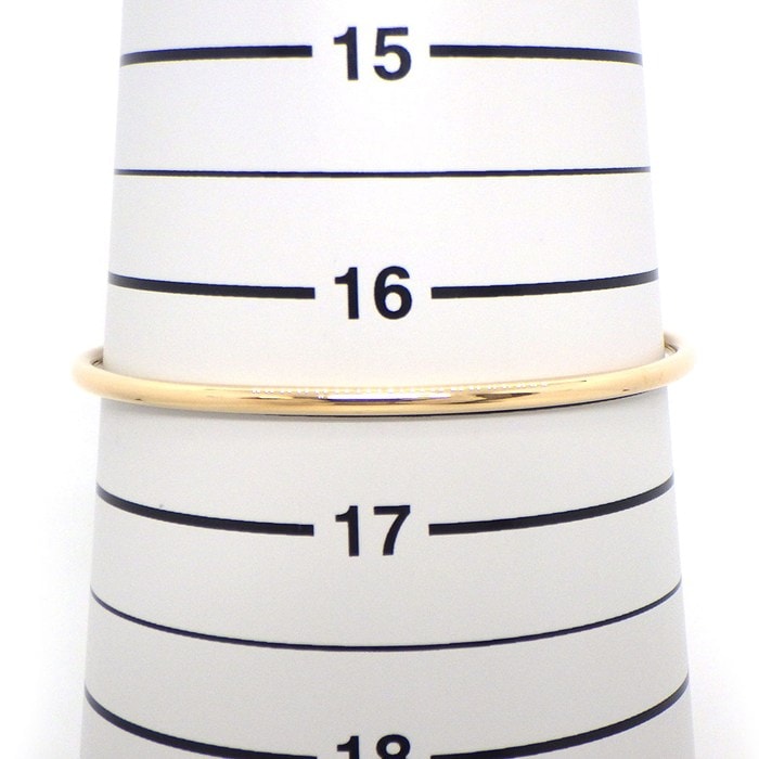 ティファニー Tiffany & Co. バングル Tワイヤー ミディアム 60010767 ダイヤモンド 計0.24ct K18PG / #M 【中古】