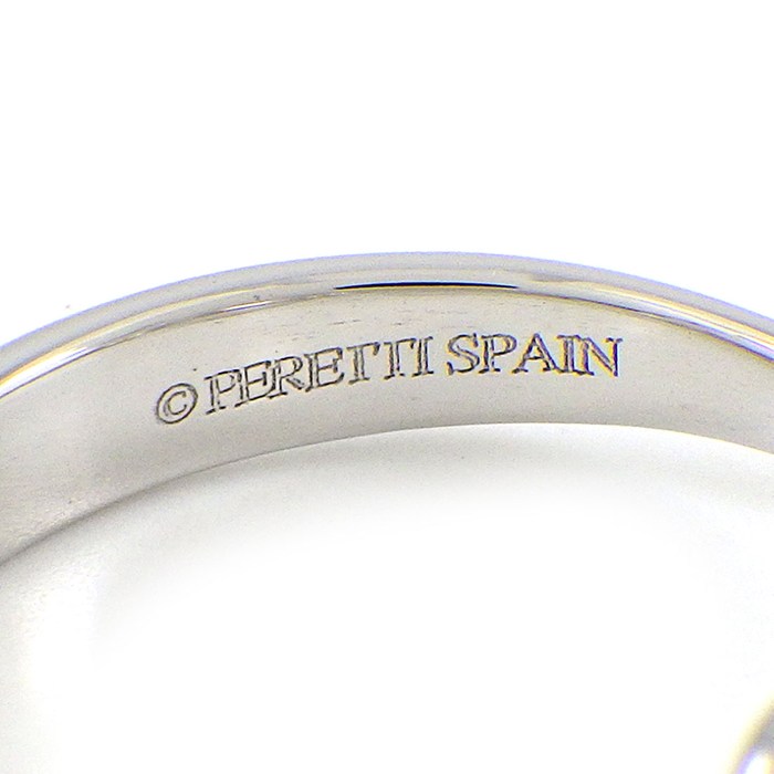 ティファニー Tiffany & Co. リング ビーン デザイン ビーンズ パヴェ ダイヤモンド PT950 9号 【中古】