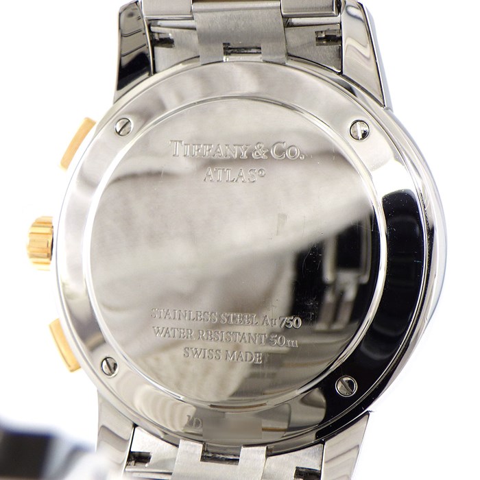 美品 ティファニー TIFFANY アトラスドーム デイト 腕時計 箱 F940 美品 ティファニー TIFFANY アトラスドーム デイト 腕時計 箱