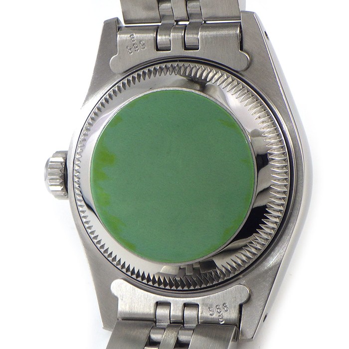 ロレックス Rolex 腕時計 デイトジャスト 69174 1986年製 タペストリー シルバー文字盤 デイト K18WG SS 自動巻き 【箱・保付き】 【中古】