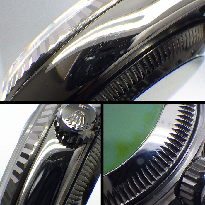 ロレックス Rolex 腕時計 デイトジャスト 69174 1986年製 タペストリー シルバー文字盤 デイト K18WG SS 自動巻き 【箱・保付き】 【中古】