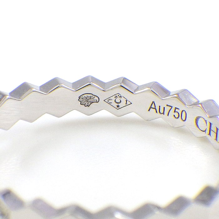 ショーメ Chaumet リング ビー マイ ラブ ソリテール J1NC00 6ポイント ダイヤモンド 計0.09ct 1ポイント ラウンドブリリアントカット ダイヤモンド 0.31ct(D/VVS1/EX) K18WG 8号 【中古】
