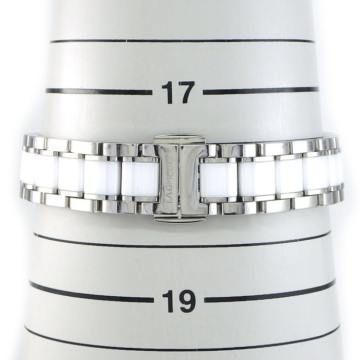タグ・ホイヤー TAG Heuer 腕時計 フォーミュラ1 WAH1315.BA0868 12ポイント ダイヤインデックス デイト夜光針/インデックス ホワイト 文字盤 セラミック SS クオーツアナログ 【中古】