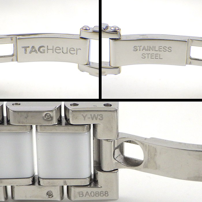 タグ・ホイヤー TAG Heuer 腕時計 フォーミュラ1 WAH1315.BA0868 12ポイント ダイヤインデックス デイト夜光針/インデックス ホワイト 文字盤 セラミック SS クオーツアナログ 【中古】