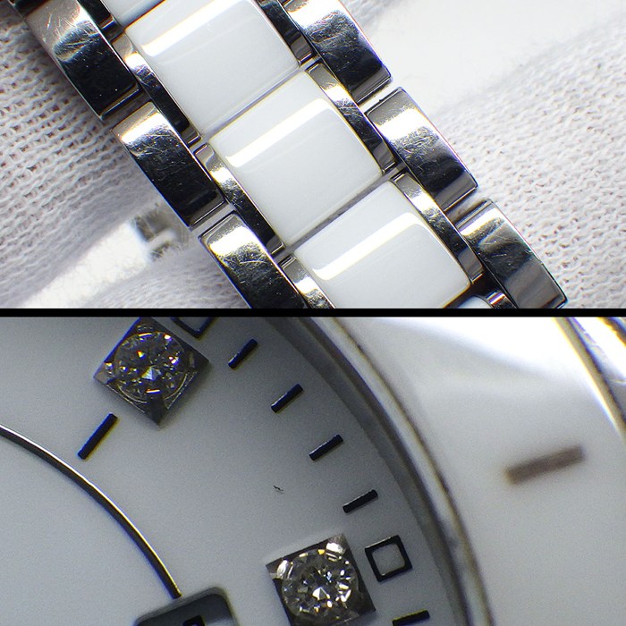 タグ・ホイヤー TAG Heuer 腕時計 フォーミュラ1 WAH1315.BA0868 12ポイント ダイヤインデックス デイト夜光針/インデックス ホワイト 文字盤 セラミック SS クオーツアナログ 【中古】