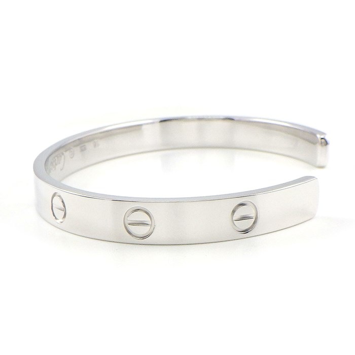 カルティエ Cartier バングル ラブ クラッシックモデル B6032518 オープン K18WG / #18 【中古】