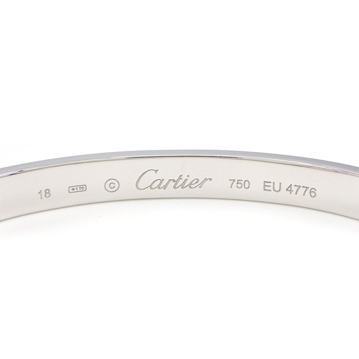 カルティエ Cartier バングル ラブ クラッシックモデル B6032518 オープン K18WG / #18 【中古】
