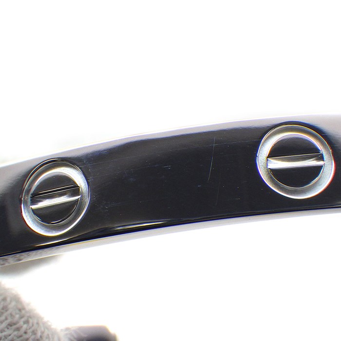 カルティエ Cartier バングル ラブ クラッシックモデル B6032518 オープン K18WG / #18 【中古】
