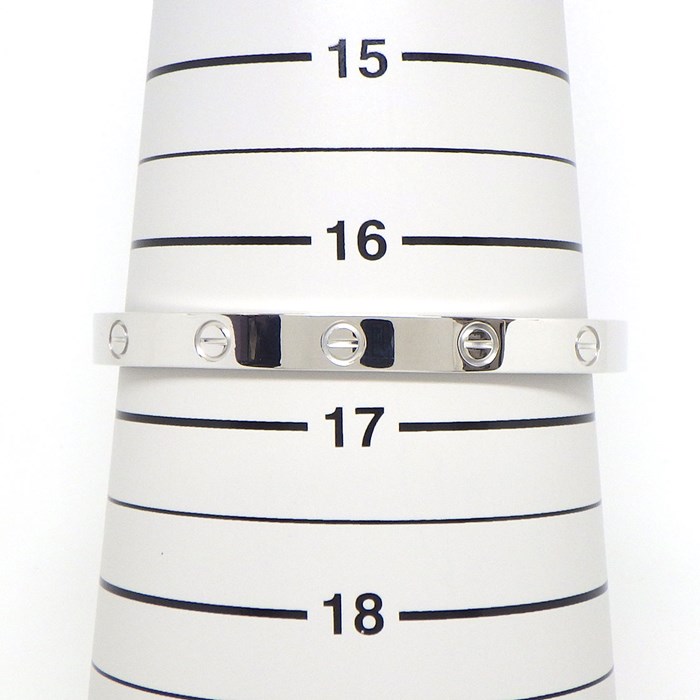 カルティエ Cartier バングル ラブ クラッシックモデル B6032518 オープン K18WG / #18 【中古】