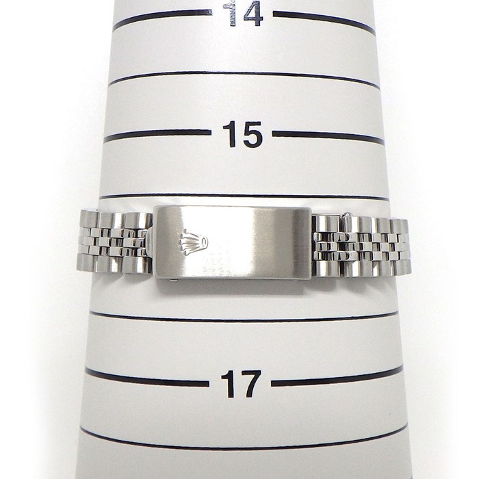 ロレックス Rolex 腕時計 デイトジャスト 79174G P番 2000年製 10ポイント ダイヤインデックス ブラック文字盤 デイト K18WG SS 自動巻き 【中古】