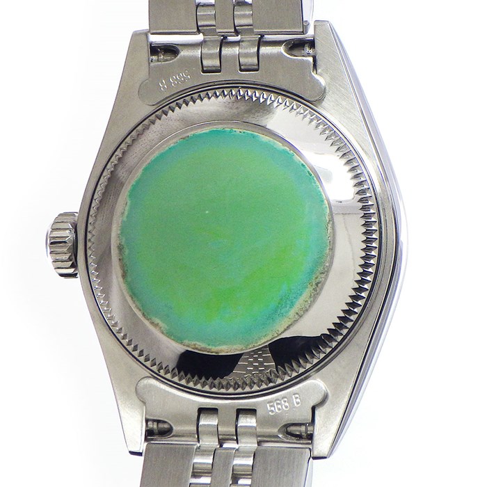 ロレックス Rolex 腕時計 デイトジャスト 79174G P番 2000年製 10ポイント ダイヤインデックス ブラック文字盤 デイト K18WG SS 自動巻き 【中古】