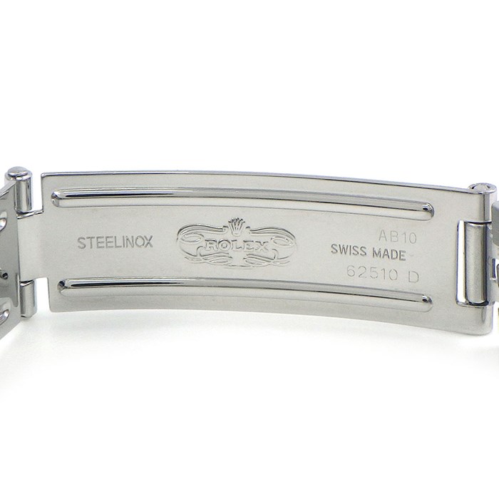 ロレックス Rolex 腕時計 デイトジャスト 79174G P番 2000年製 10ポイント ダイヤインデックス ブラック文字盤 デイト K18WG SS 自動巻き 【中古】