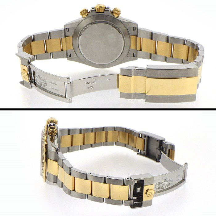 ロレックス Rolex 腕時計 コスモグラフ デイトナ 116503NG 8ポイント ダイヤインデックス ブラックシェル文字盤 ルーレット刻印 クロノグラフ スモールセコンド K18YG SS 自動巻き 【箱・保付き】 【中古】