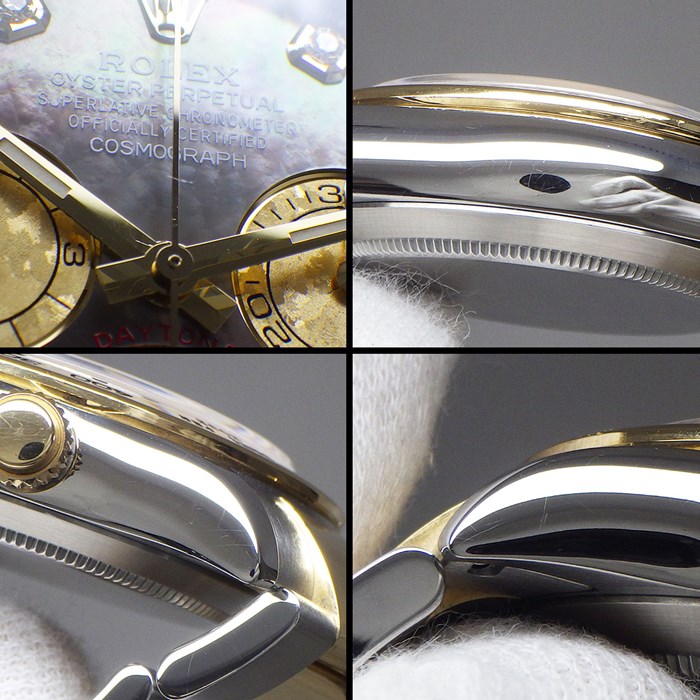 ロレックス Rolex 腕時計 コスモグラフ デイトナ 116503NG 8ポイント ダイヤインデックス ブラックシェル文字盤 ルーレット刻印 クロノグラフ スモールセコンド K18YG SS 自動巻き 【箱・保付き】 【中古】