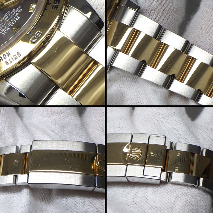 ロレックス Rolex 腕時計 コスモグラフ デイトナ 116503NG 8ポイント ダイヤインデックス ブラックシェル文字盤 ルーレット刻印 クロノグラフ スモールセコンド K18YG SS 自動巻き 【箱・保付き】 【中古】