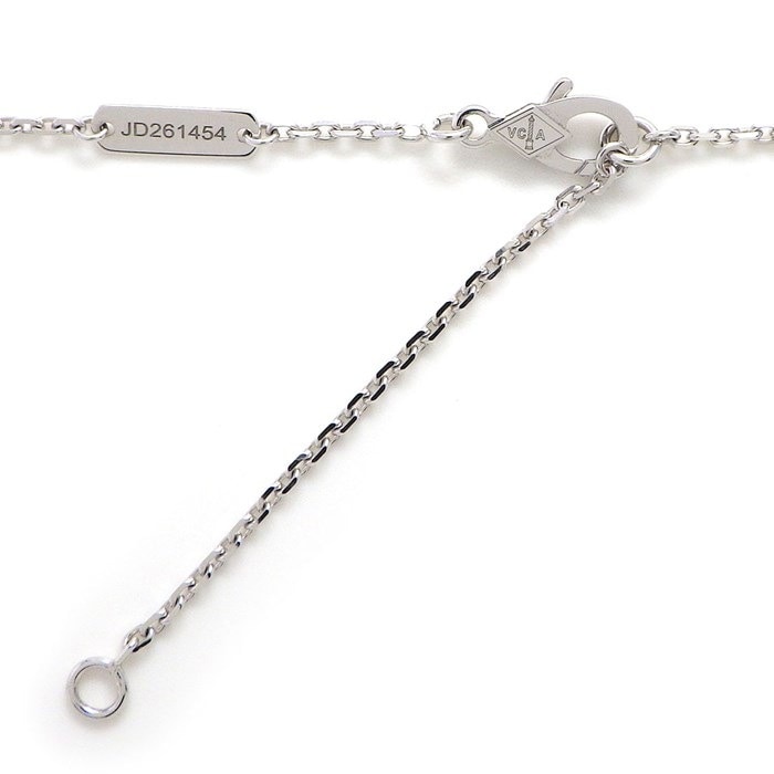 ヴァンクリーフ＆アーペル Van Cleef & Arpels ネックレス ヴィンテージアルハンブラ VCARF48700 マザー オブ パール ホワイト シェル K18WG 白 【中古】