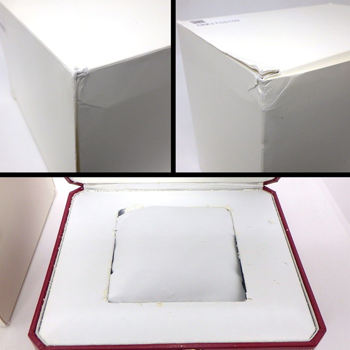 カルティエ Cartier 腕時計 タンクMC W5330007 レクタンギュラー シルバーギョーシェ文字盤 デイト クロノグラフ スモールセコンド ブラック アリゲーターレザーベルト SS 自動巻き 【箱・保付き】 【中古】